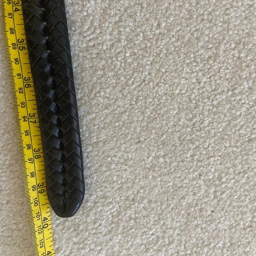 Coach black leather unisex belt size 38 , see measurements